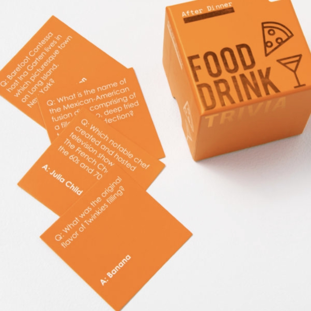 Talking Tables Food & Drink Trivia Cards 🍕🍸